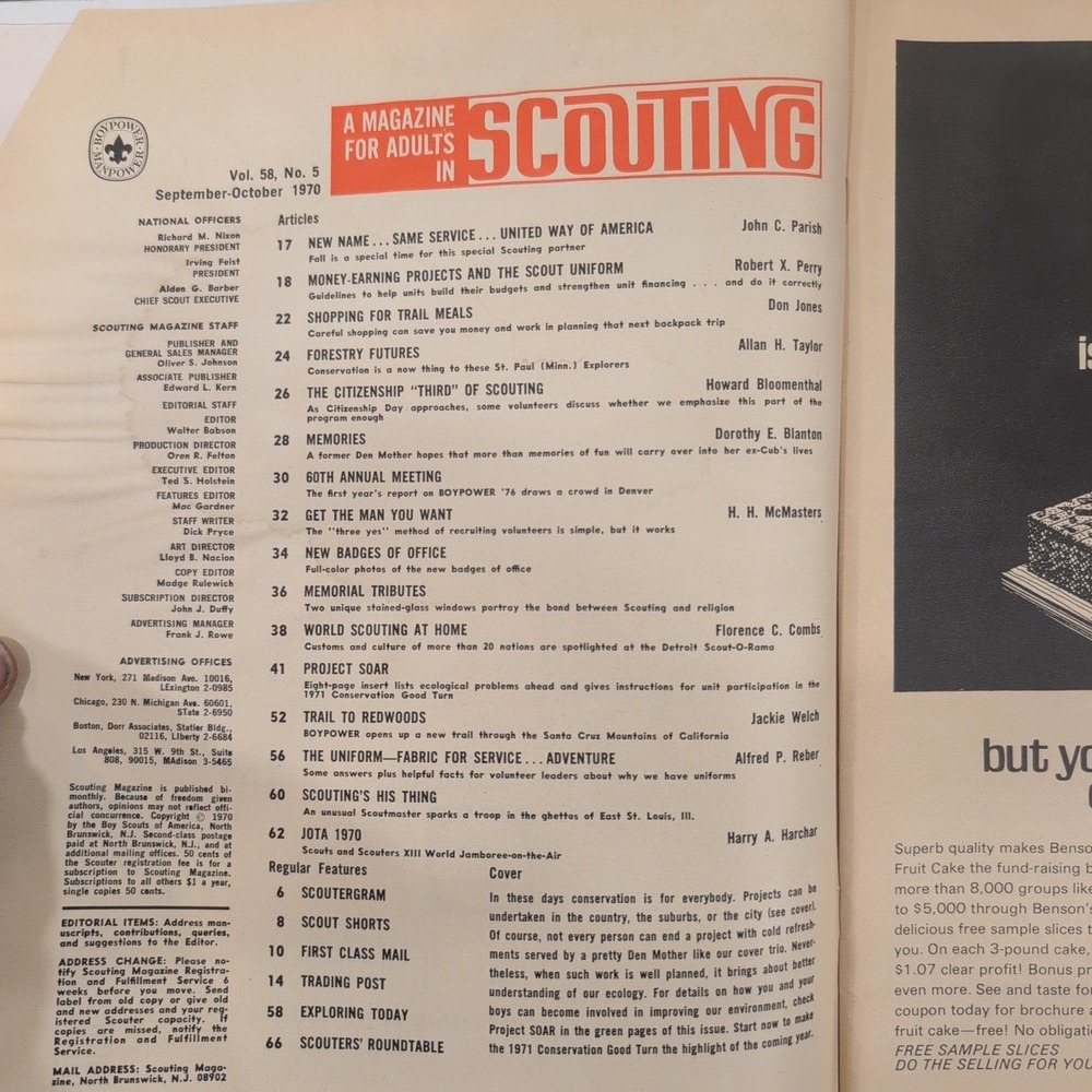 Scouting Magazine Collection Lot of 6 Vintage Issues 1970s - Picture 7 of 7